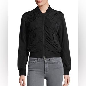 Vince Ruched Bomber Jacket